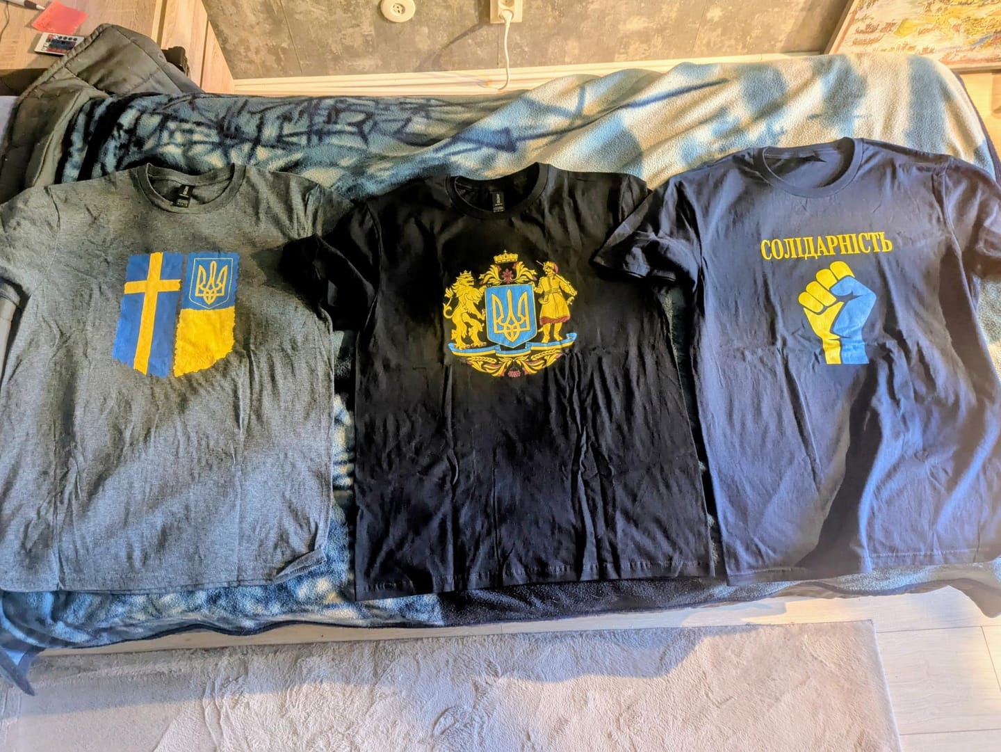 Customer photo review of Coat of Arms of Ukraine T-Shirt