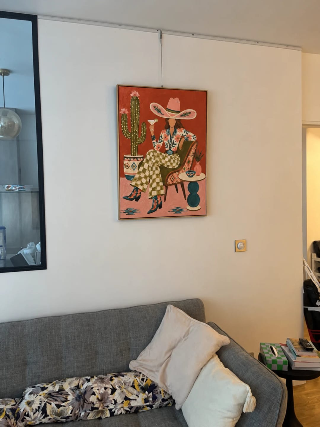 Customer photo review of Western Pop Art｜Desert Cocktail Cowgirl