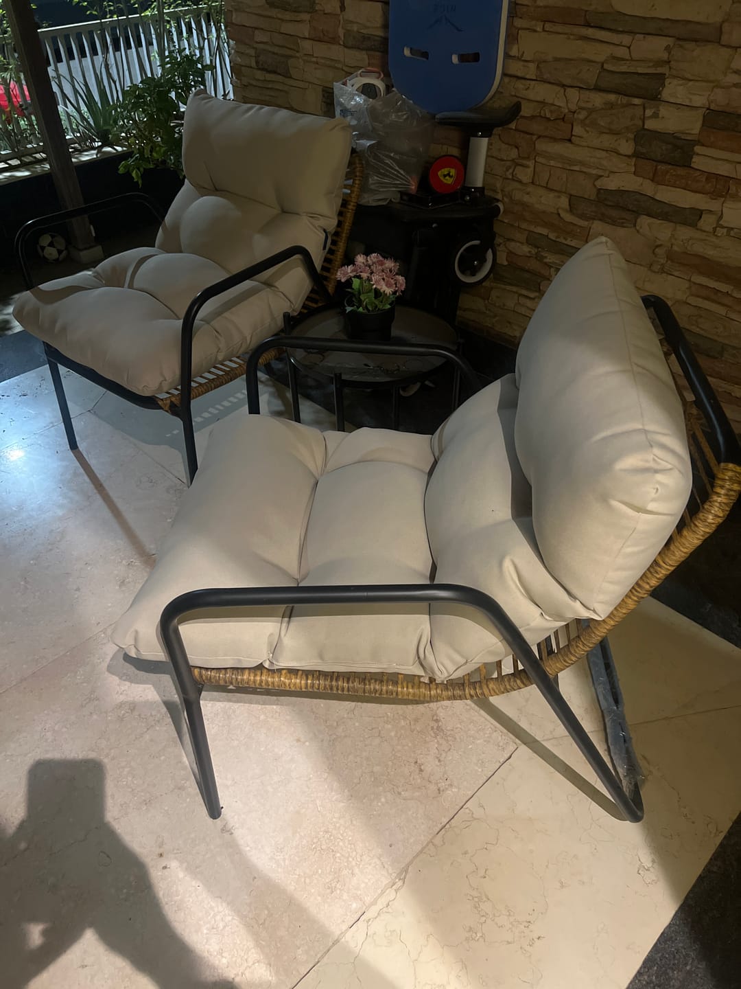 Customer photo review of Malacca Lounge Chair