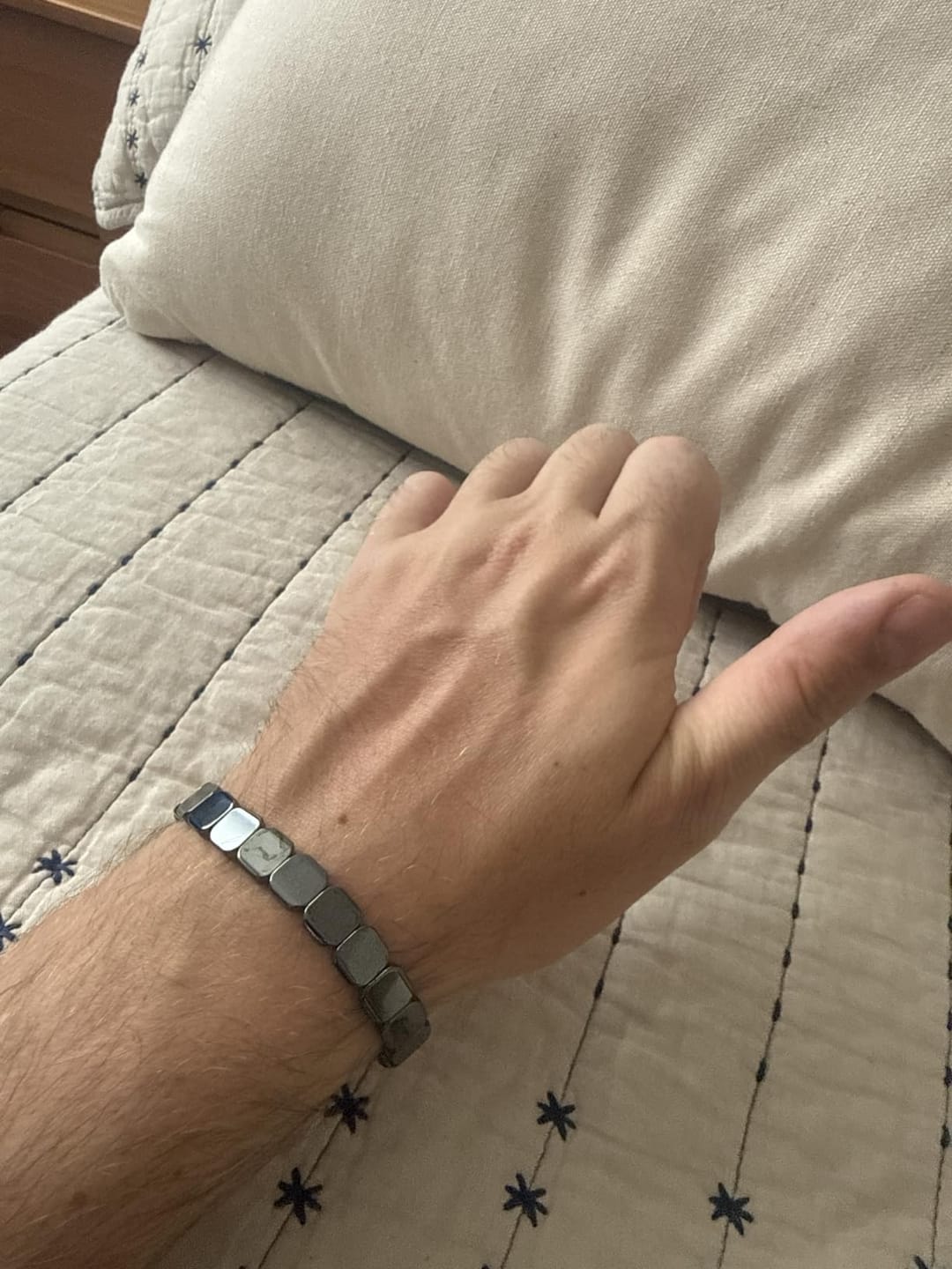 Customer photo review of Hiron™ Pulsera De Hematita