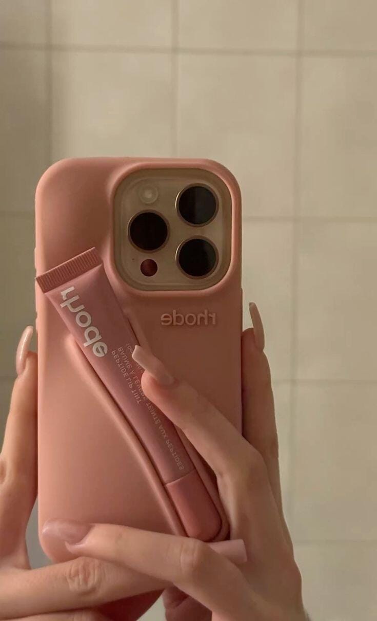 Customer photo review of Rhode Toast iPhone 17 Pro Max 17 Pro 16 15 Case + Lipgloss & Gift Bag