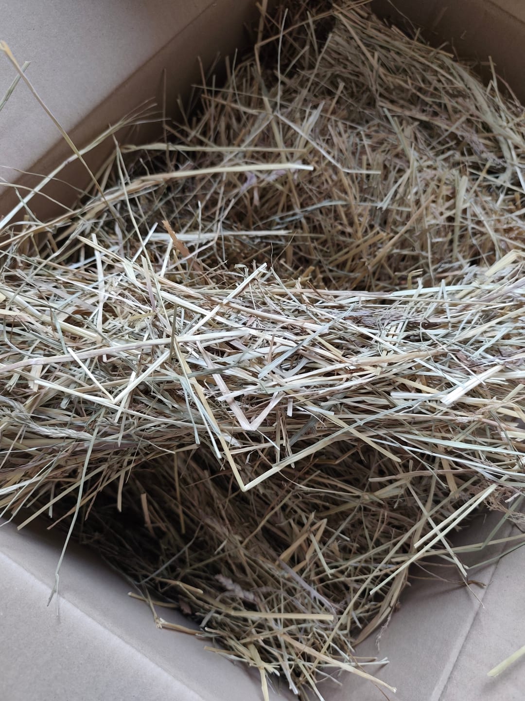 Customer photo review of Abonnement Foin de prairie en vrac