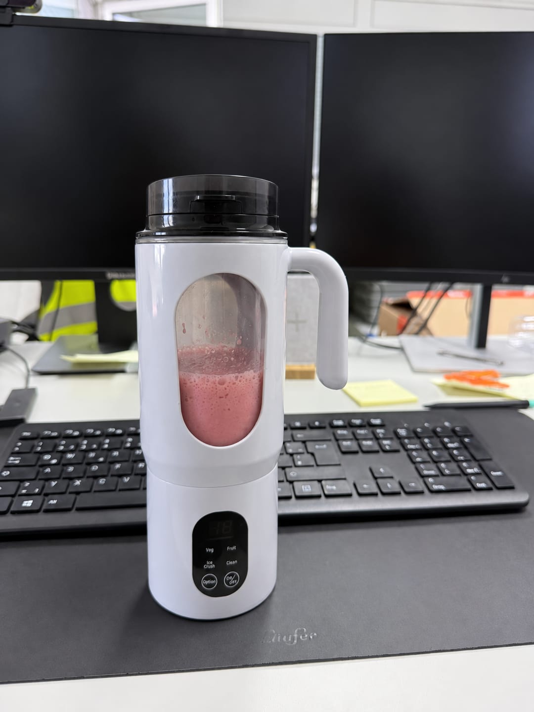 Customer photo review of Tragbarer Mixer 580 ml