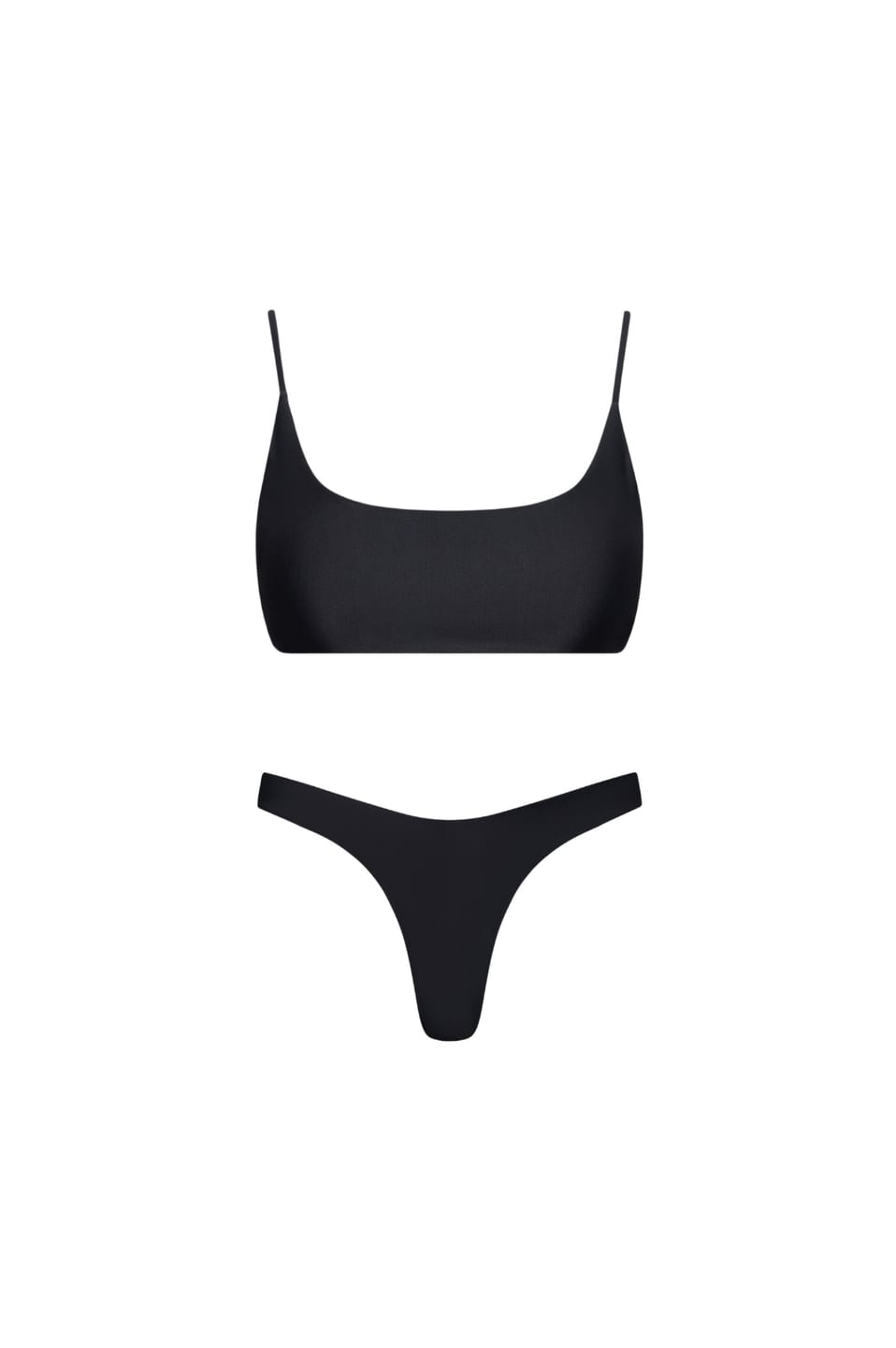 Customer photo review of Malibu Bralette Bikini Set – Black