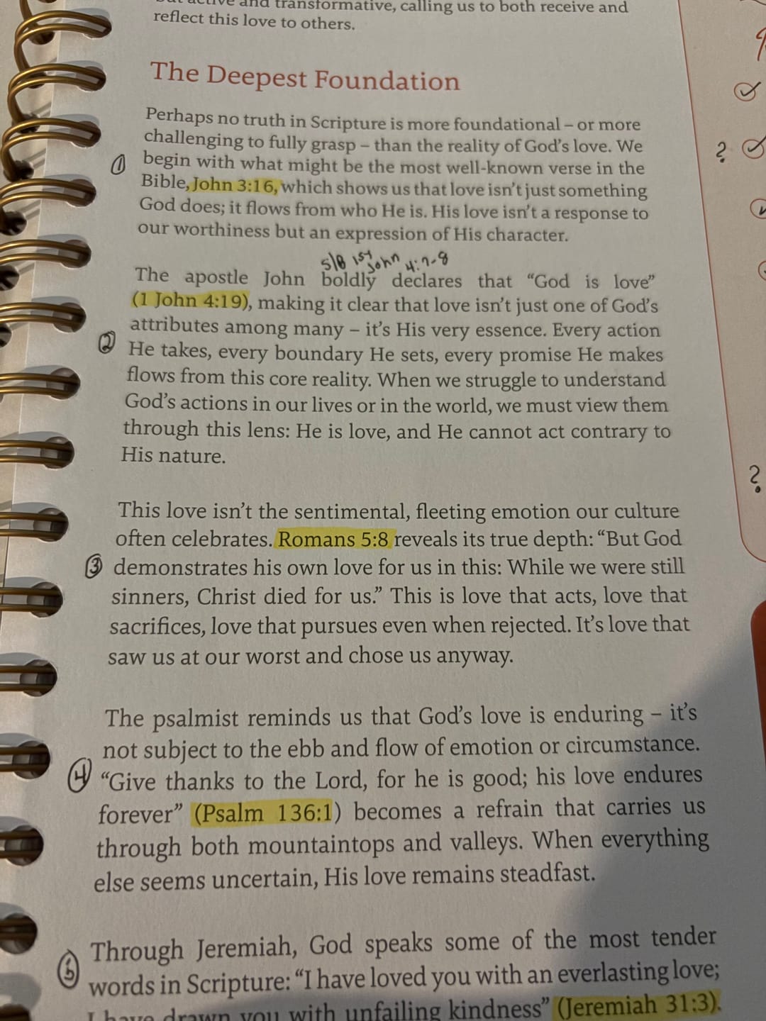 Customer photo review of The Bible In A Year: A 52-Week Journey Through God's Word