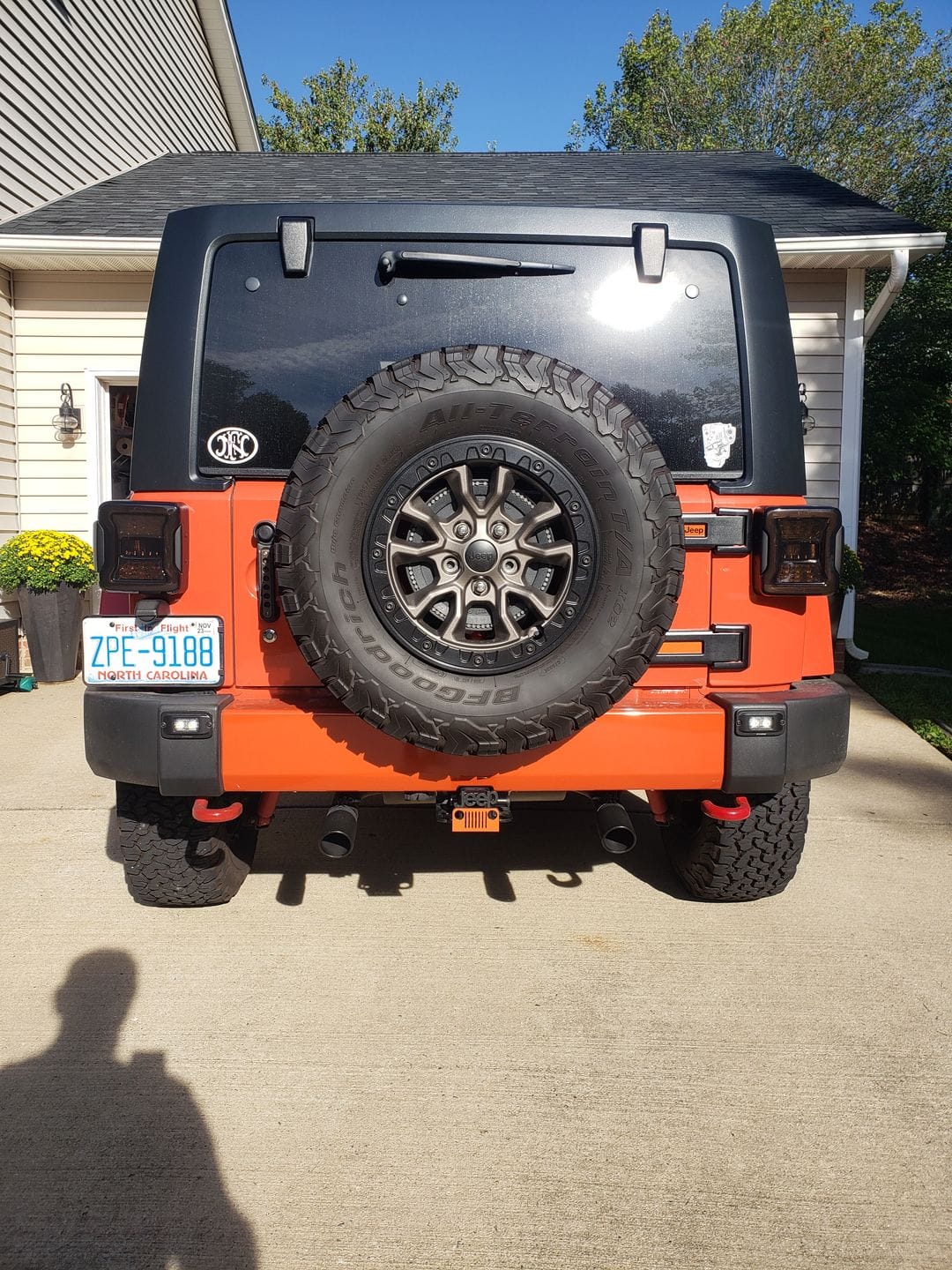 Customer photo review of JK to JL Conversion Tail Lights- Smoked  for 07-18 Wrangler JK/ JKU(DOT Approved)