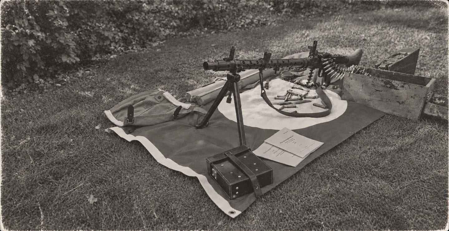 Customer photo review of CALL OF DUTY - German WWII MG34 Machine Gun 1934 with Gunsight and Sling