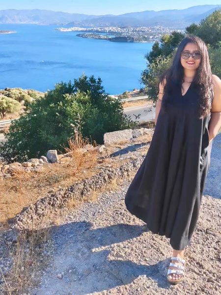 Customer photo review of Nile Maxi Dress