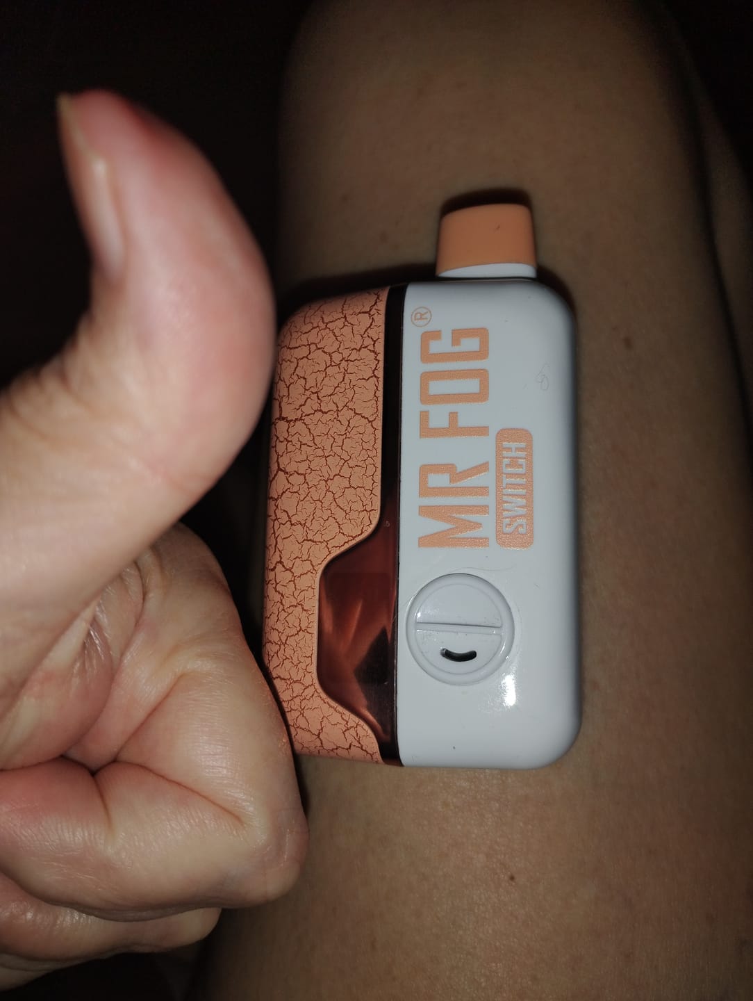 Customer photo review of Peach Lychee Ice - Mr Fog Switch 15K