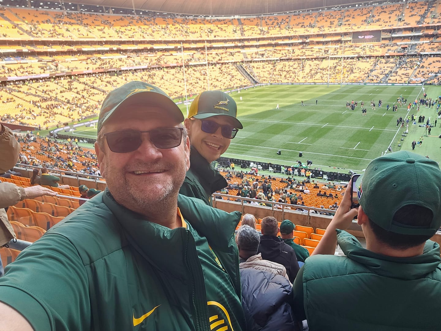 Customer photo review of Springboks Nike Mens Sideline Fill Vest Gorge Green