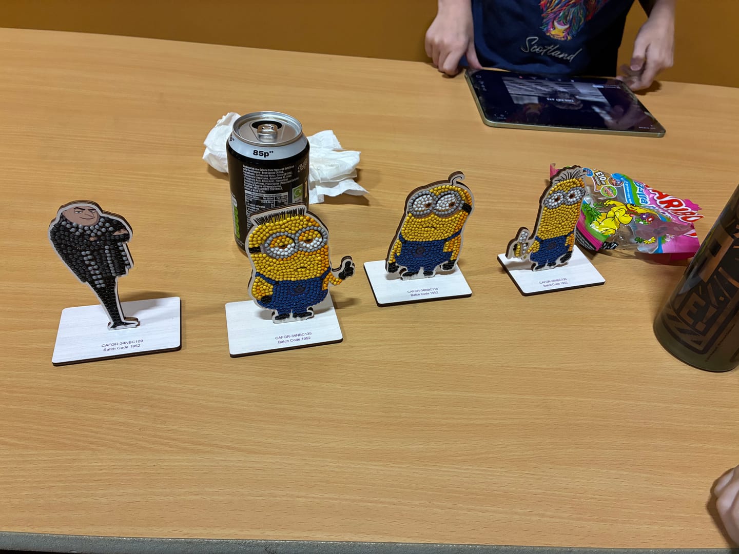 Customer photo review of Minion Ron Crystal Art Buddies Kit Minions Series 8