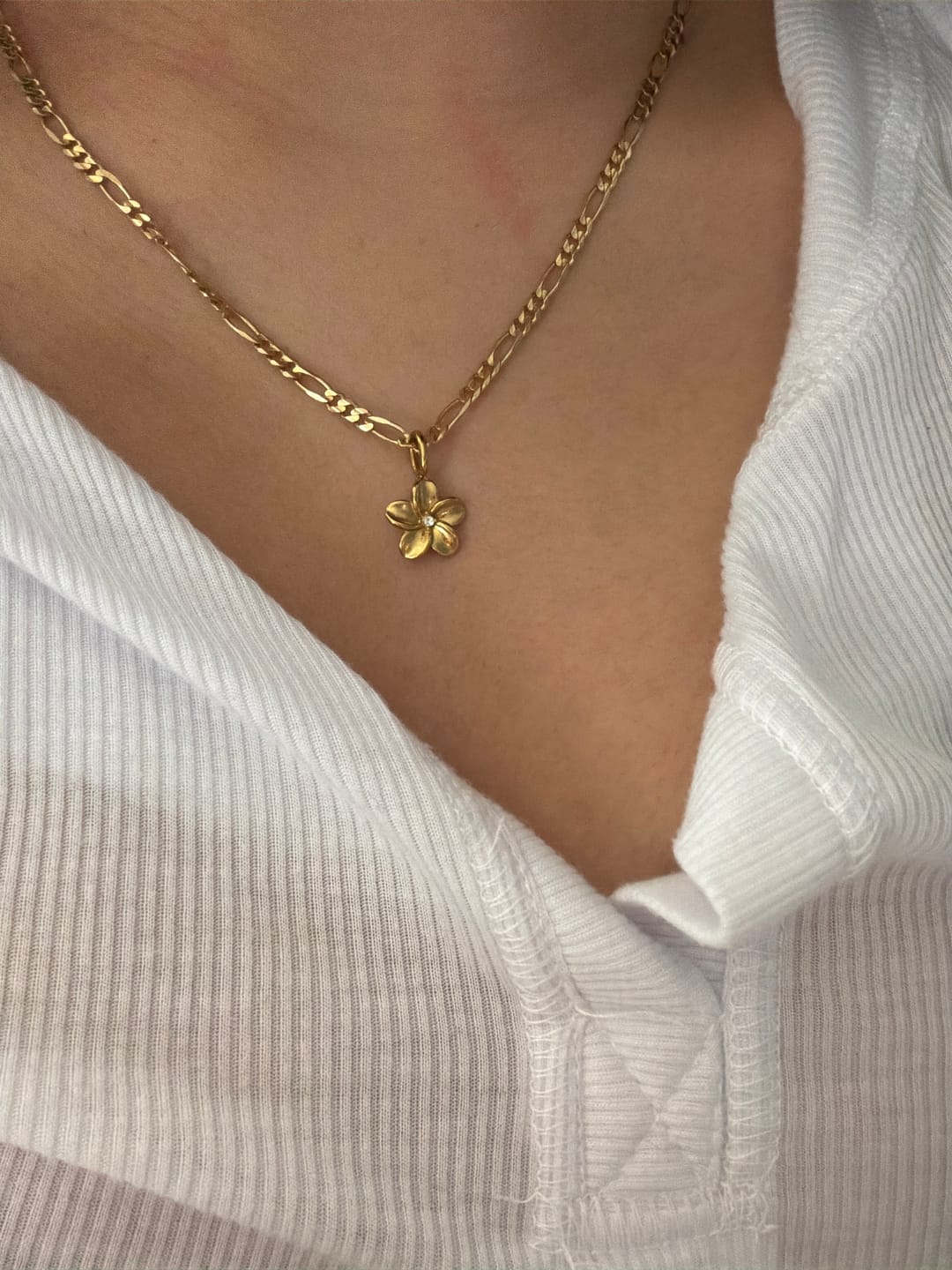 Customer photo review of Plumeria Necklace Charm
