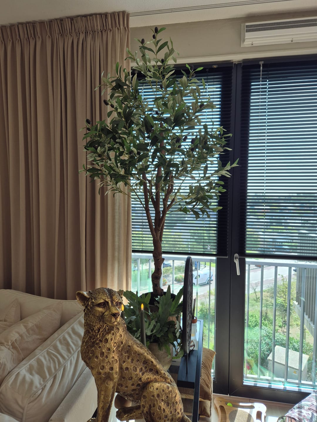Customer photo review of Kunst Olijfboom 150cm