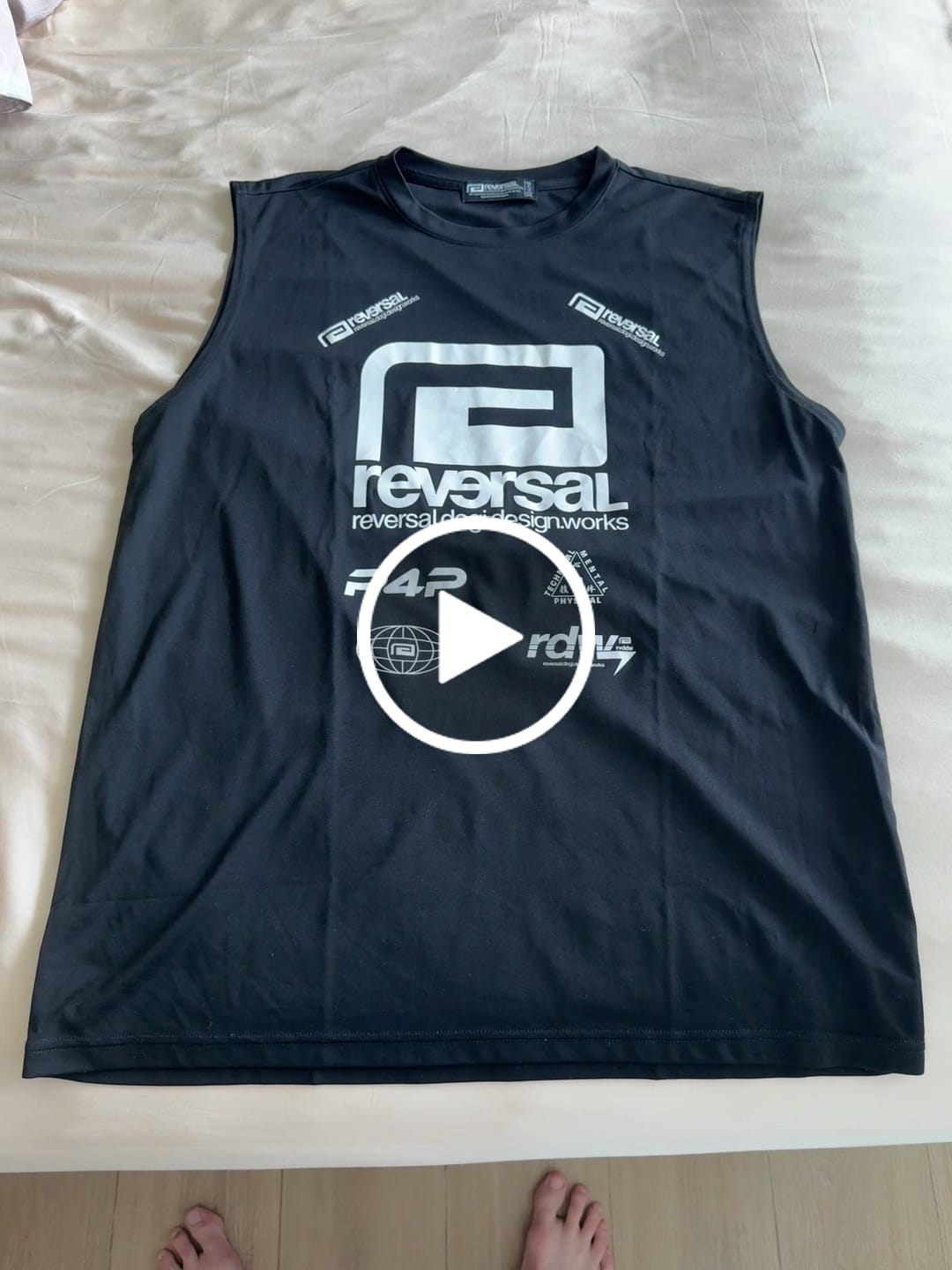 Customer video review of All Star Logo Dry Tank Top