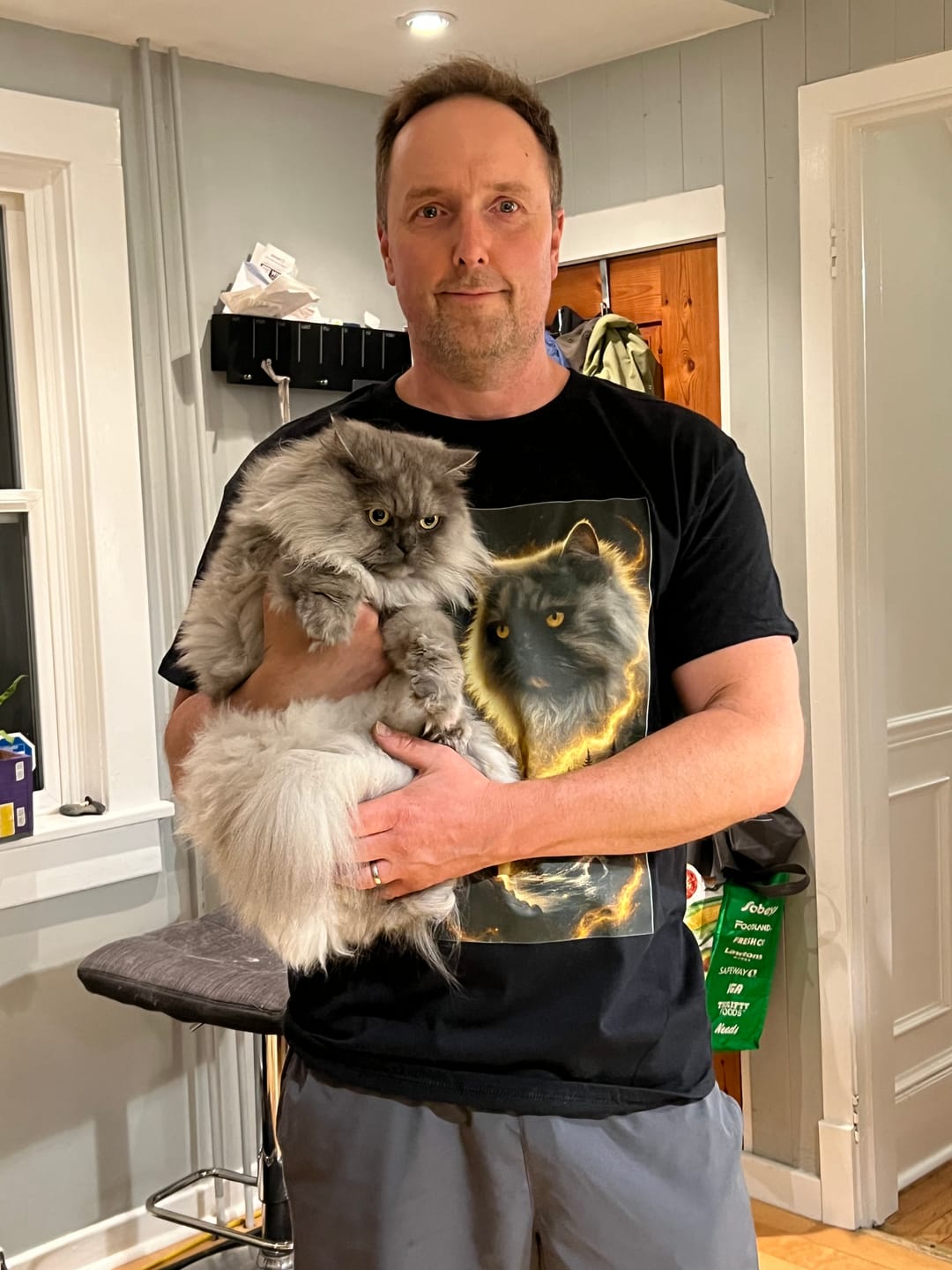 Customer photo review of Pet Art | Custom T-shirt