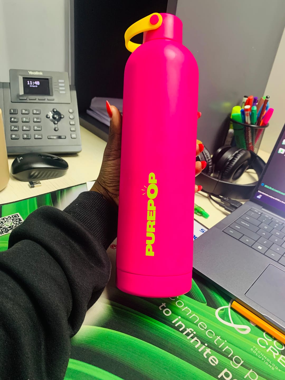Customer photo review of Core Series Plus | Blush Magenta