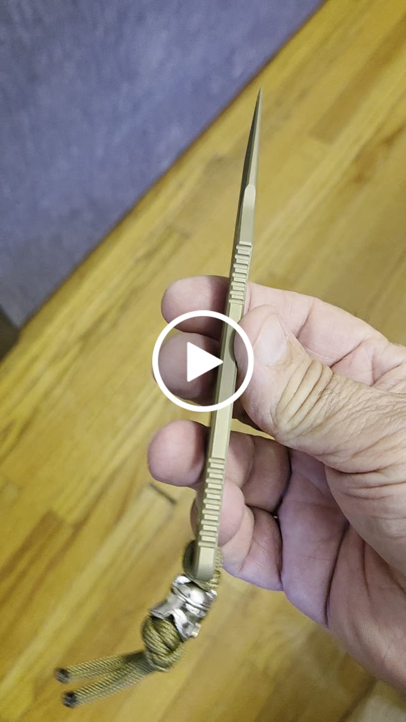 Customer video review of Spartan Blades Enyo - Flat Dark Earth MagnaCut, Skeletonized Fixed Blade, Kydex and Neck Carry - Made in USA (SB2DE)