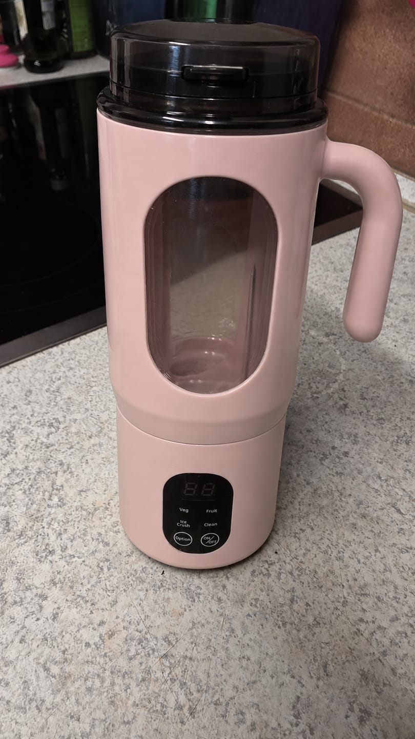 Customer photo review of Tragbarer Mixer 580 ml