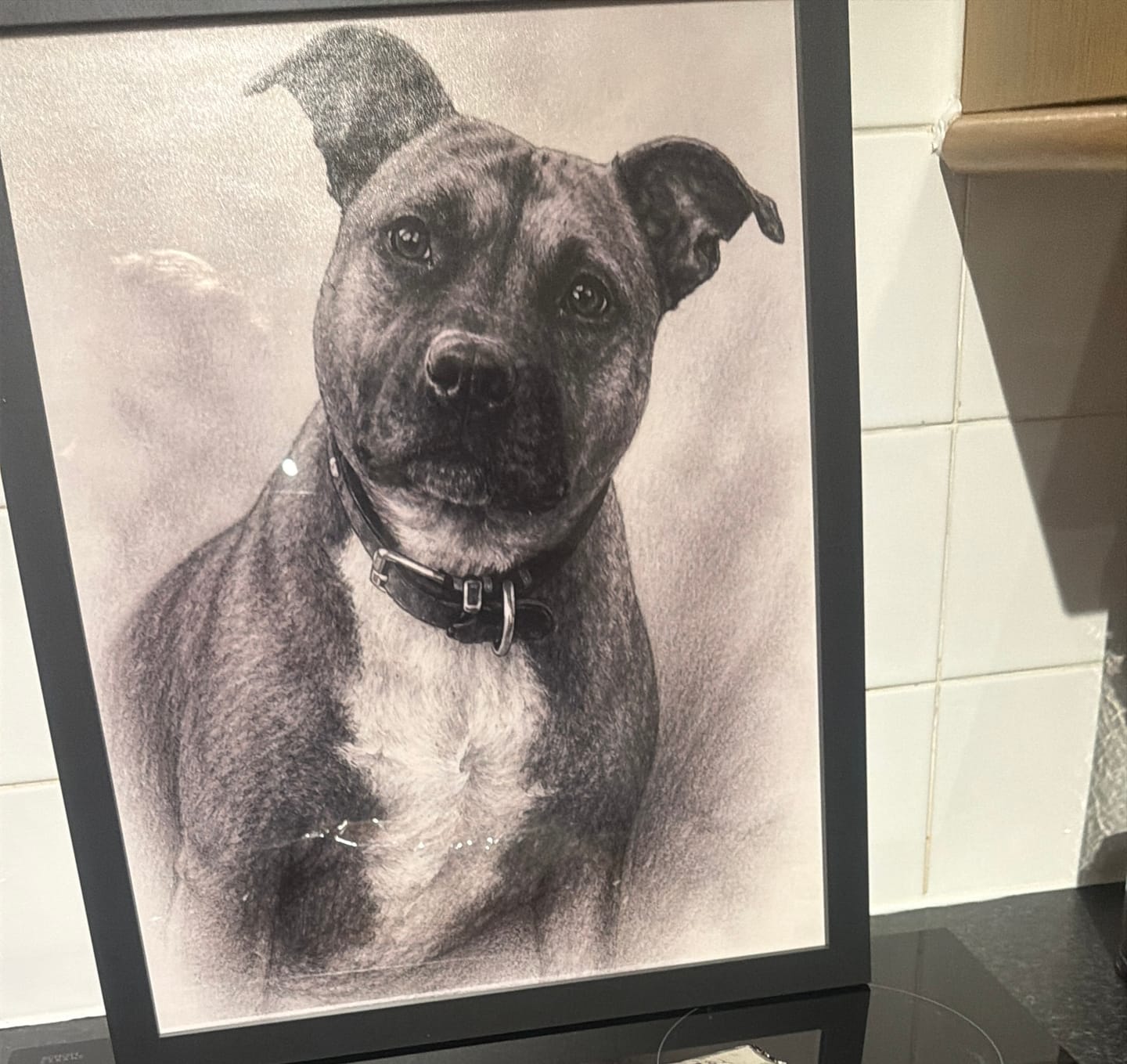 Customer photo review of Charcoal - Personalised Poster