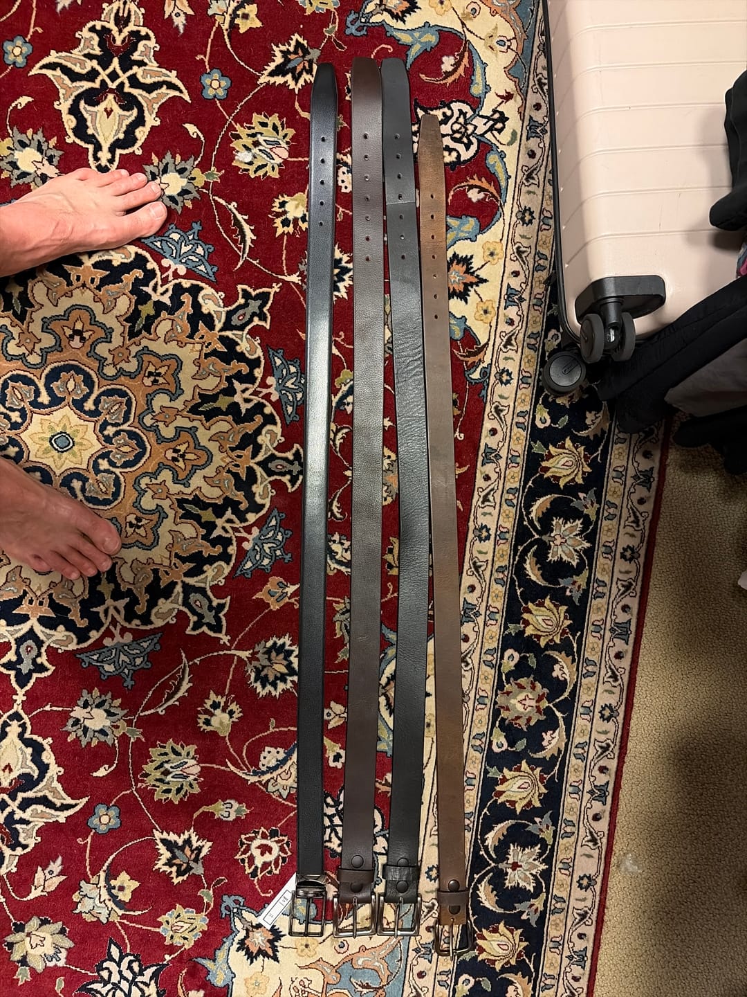 Customer photo review of The Long Haul Belts - 2 PC Gift Set