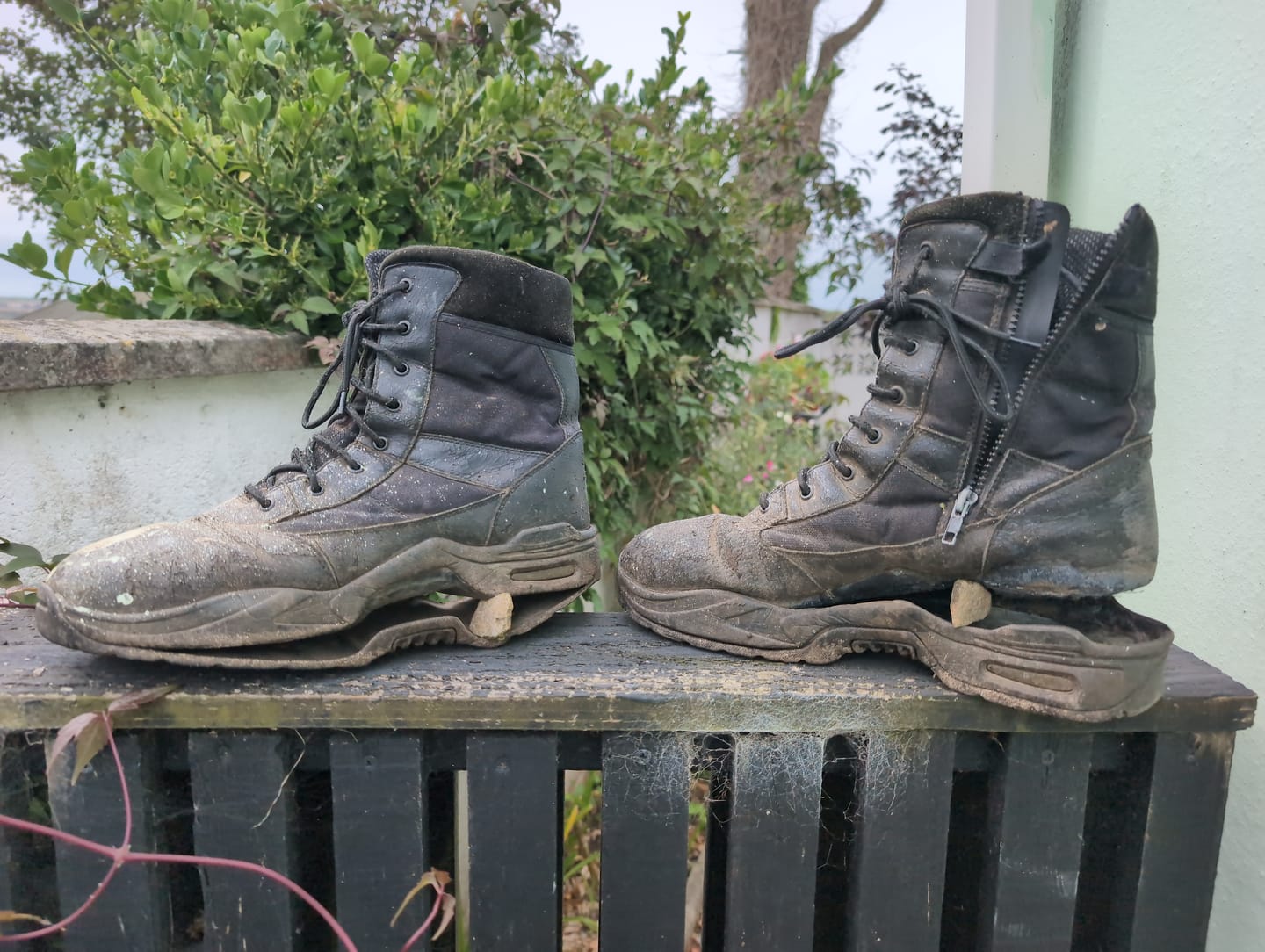 Customer photo review of Panther 8.0 Side-Zip Uniform Boots