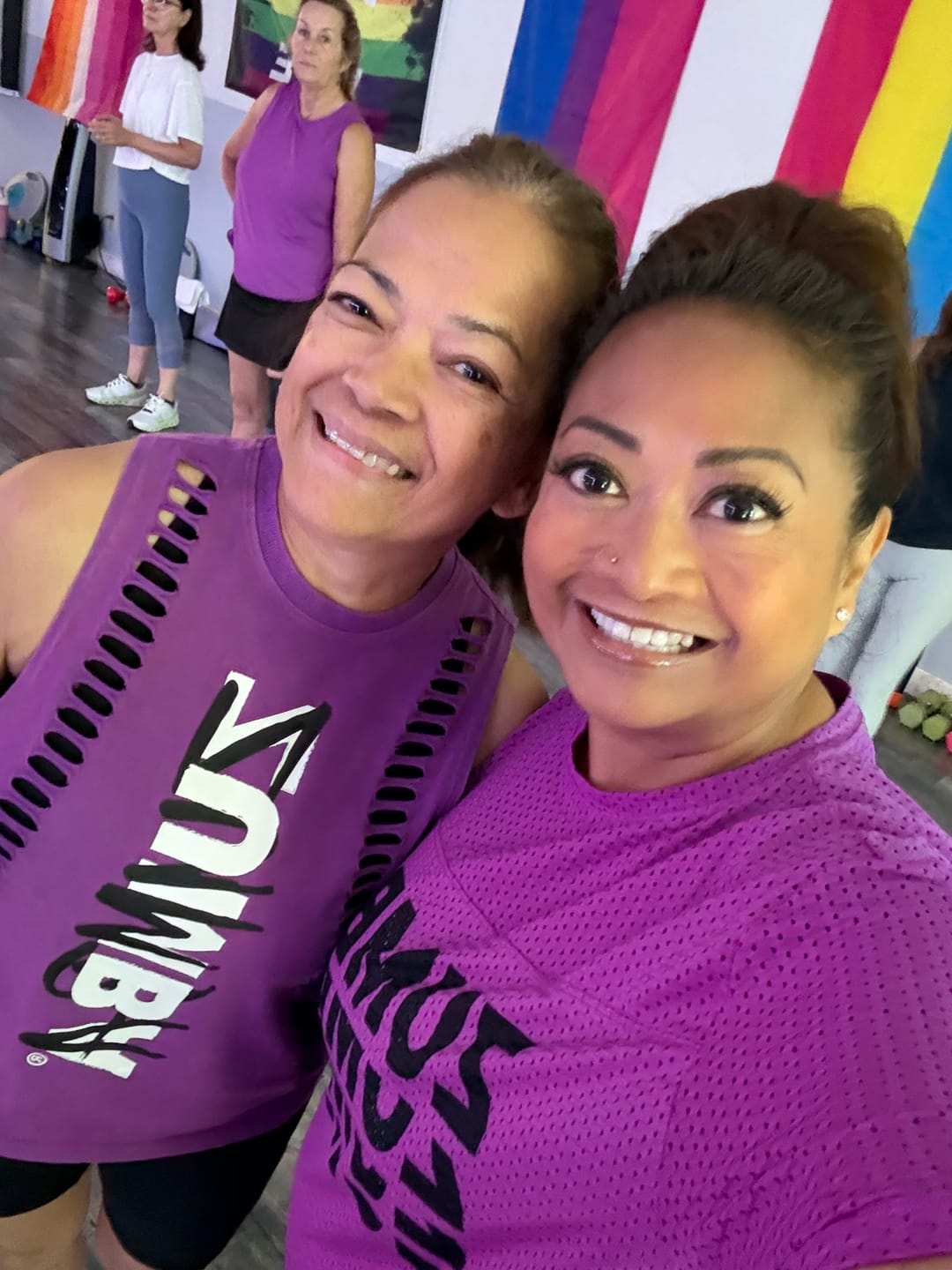 Customer photo review of Ultrabright Mesh Boxy Top With Side Slits