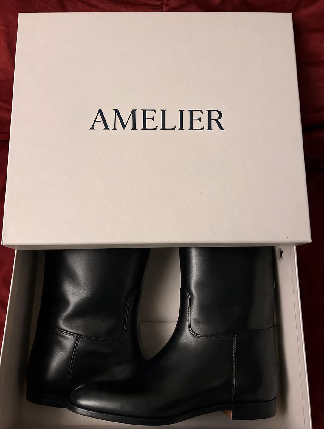 Customer photo review of Saint Remy  Leather Boots
