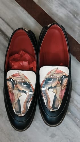 Customer photo review of गज (Gaja) – The Guardian Titan Loafers Men