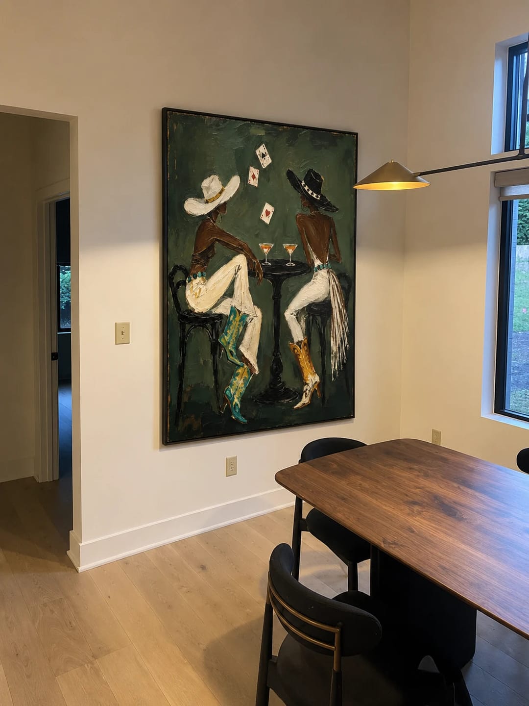 Customer photo review of Western Pop Art｜Green Table Card Game