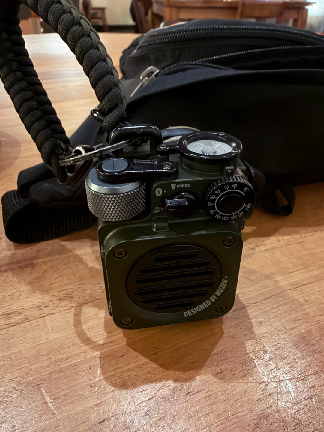 Customer photo review of MUZEN Wild Mini 3.0 Outdoor Portable Bluetooth Speaker