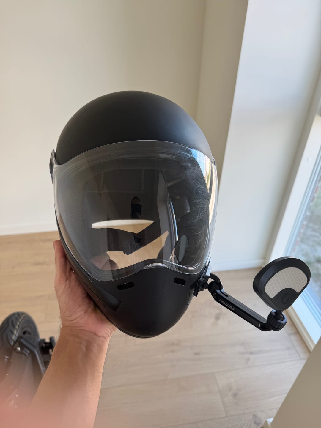 Customer photo review of Helmet Mirror