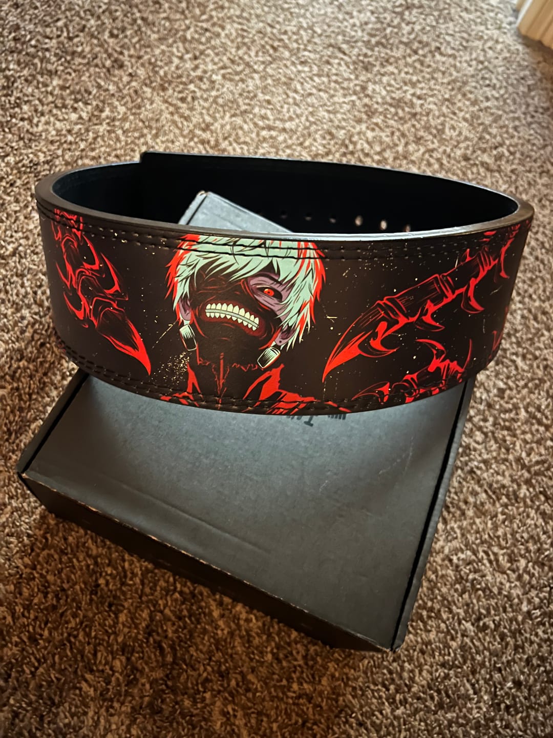 Customer photo review of Devouring Beast Lever Belt