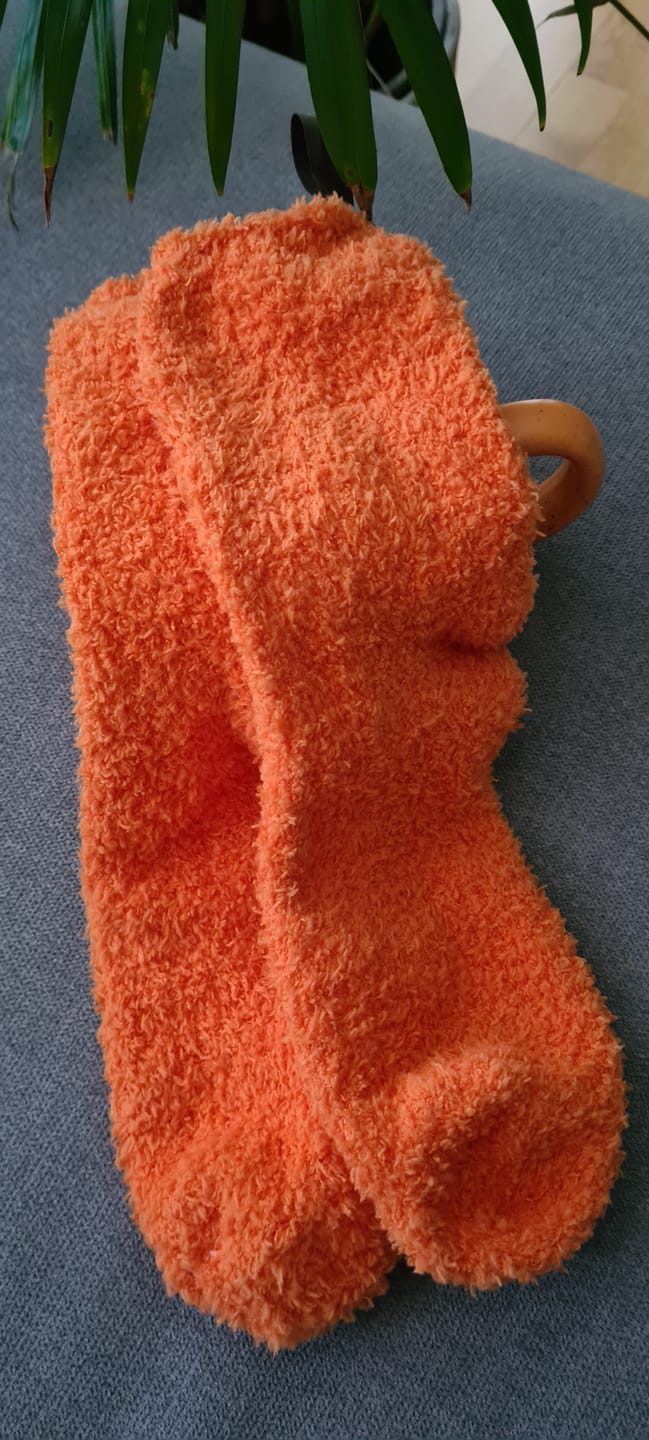 Customer photo review of Kürbis Tasse & Kuschelsocken – Herbstliches Geschenkset