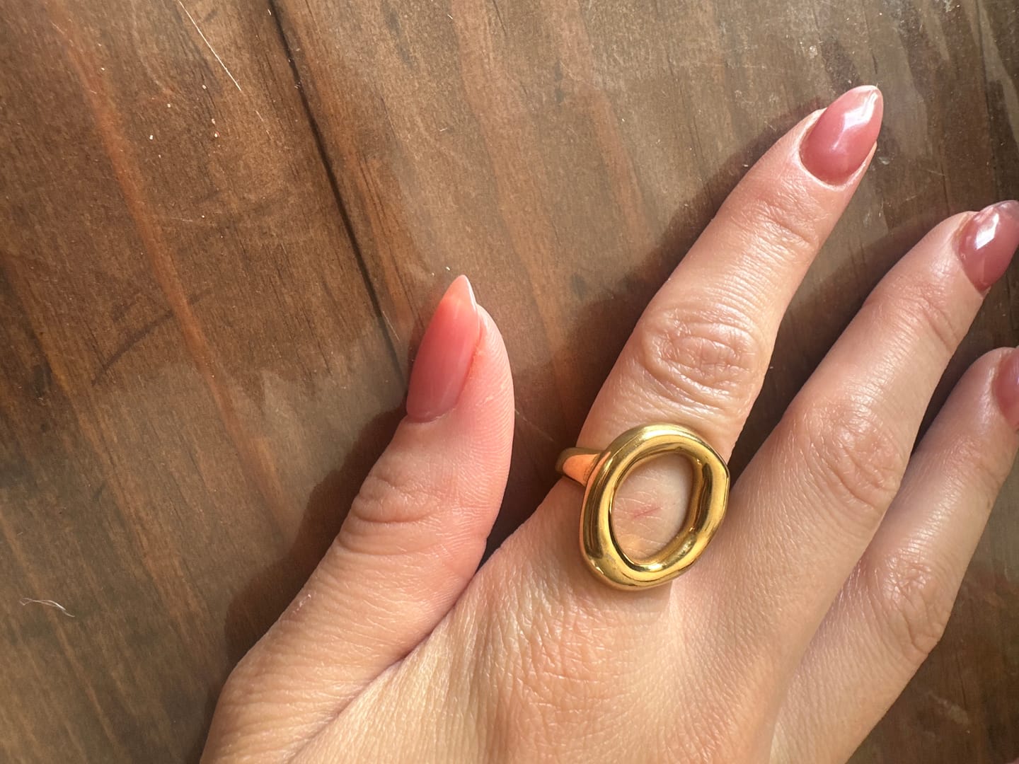 Customer photo review of Anillo Rust Mini