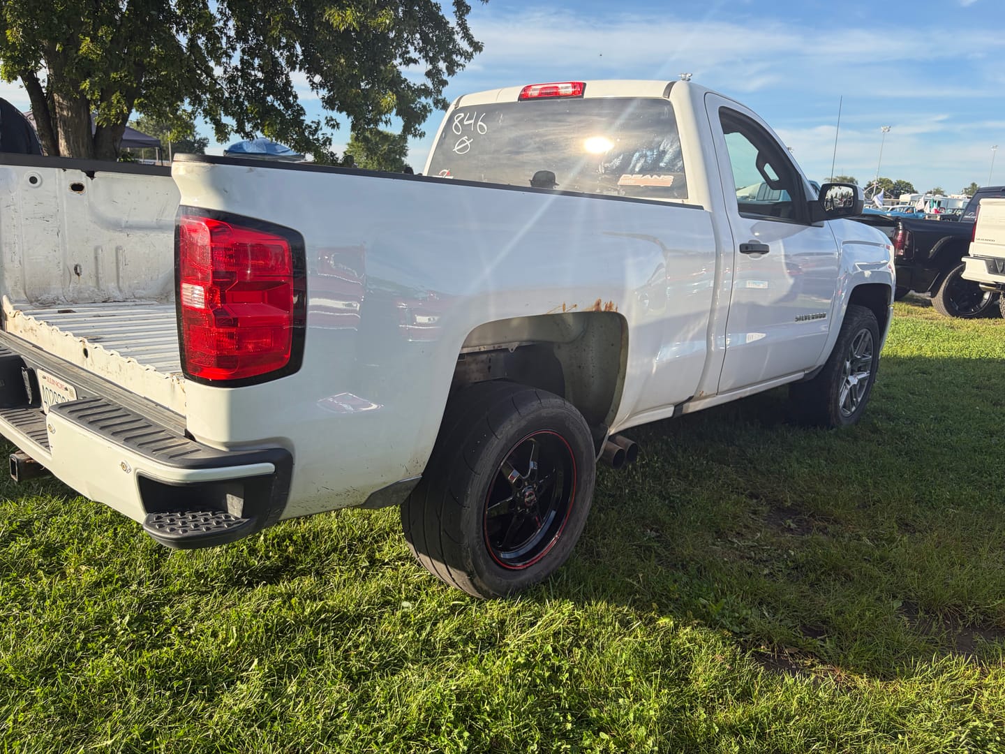 Customer photo review of Racestar 93 Truck Star GM Black - 6x5.5 - 99-14 Silverado/Sierra