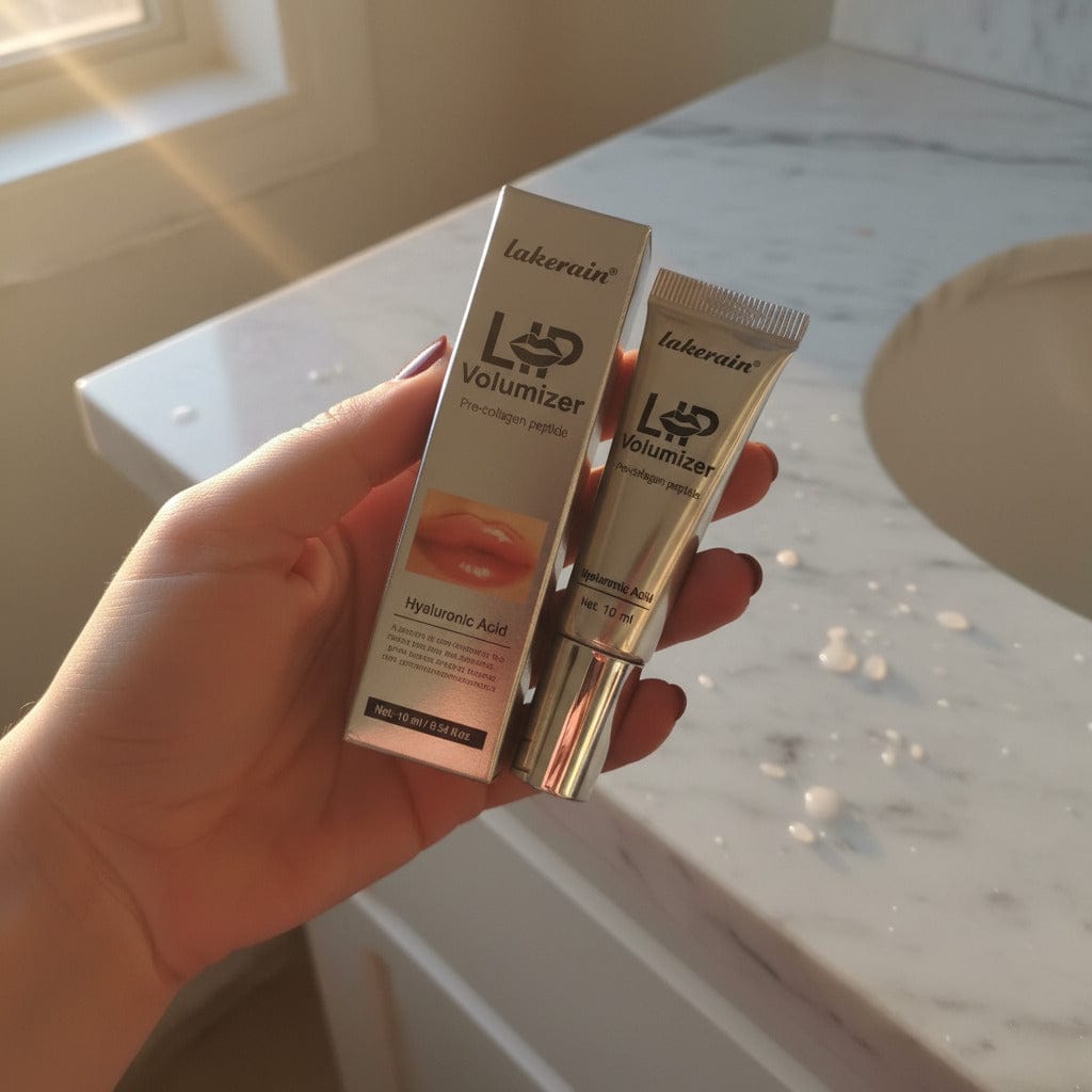 Customer photo review of Lakerain Lip Volumizer – Acido Ialuronico & Peptidi