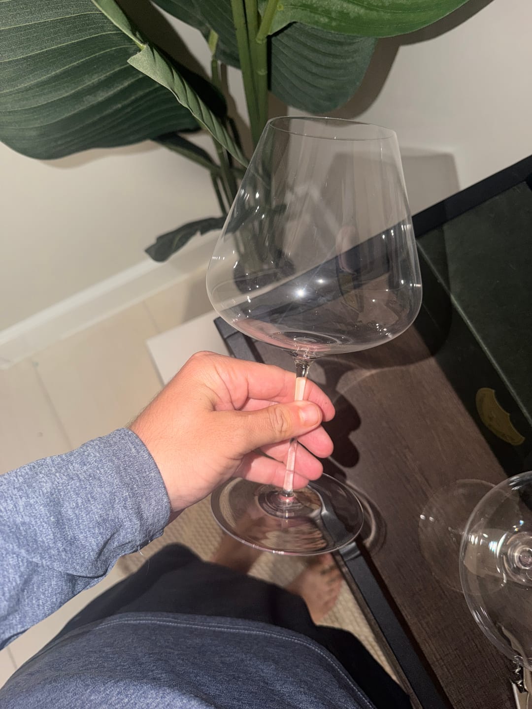 Customer photo review of Burgundy Glass