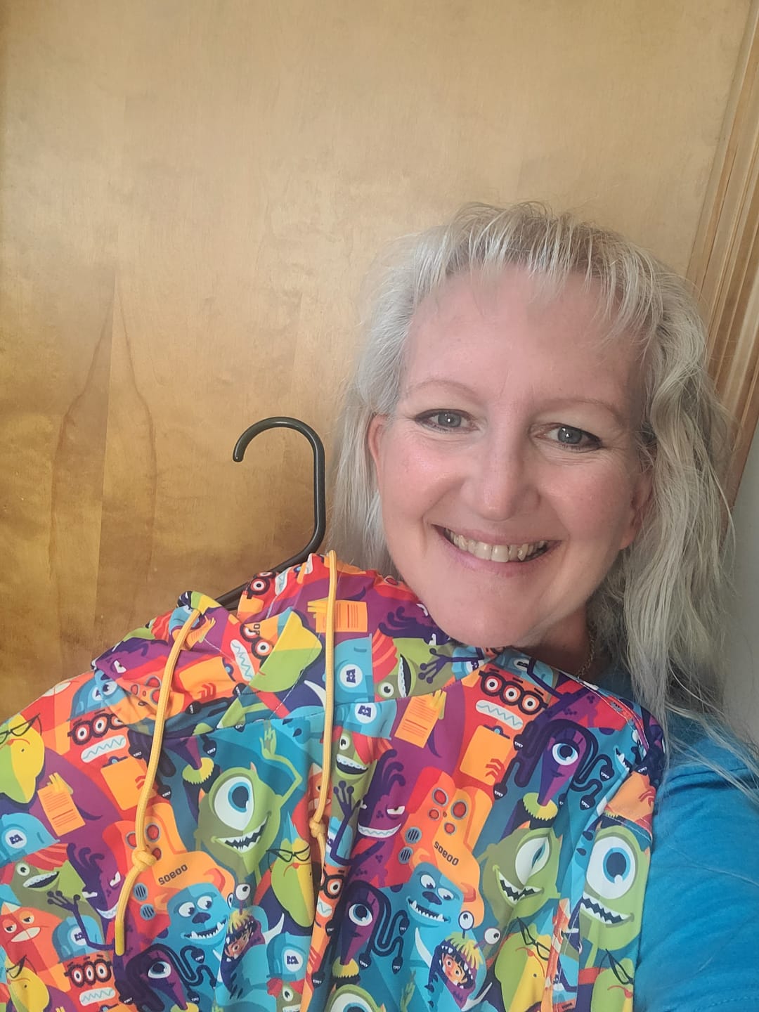 Customer photo review of Disney and Pixar Monsters, Inc. "The Scare Floor" – Performance Hoodie