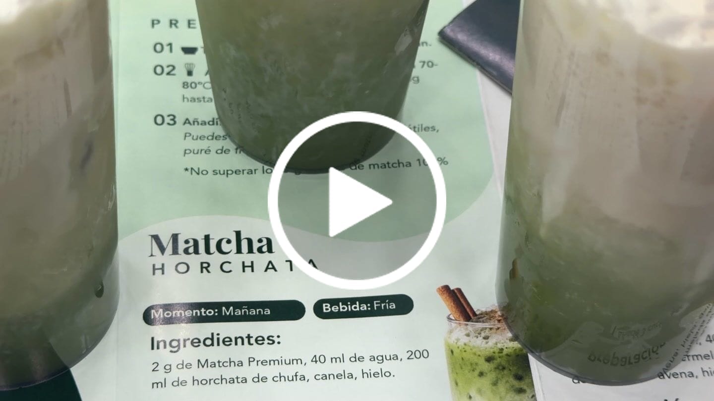 Customer video review of Té Matcha Vainilla Premium