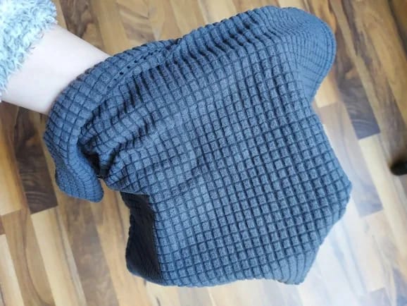 Customer photo review of Ribbed Corduroy Cushion Cover