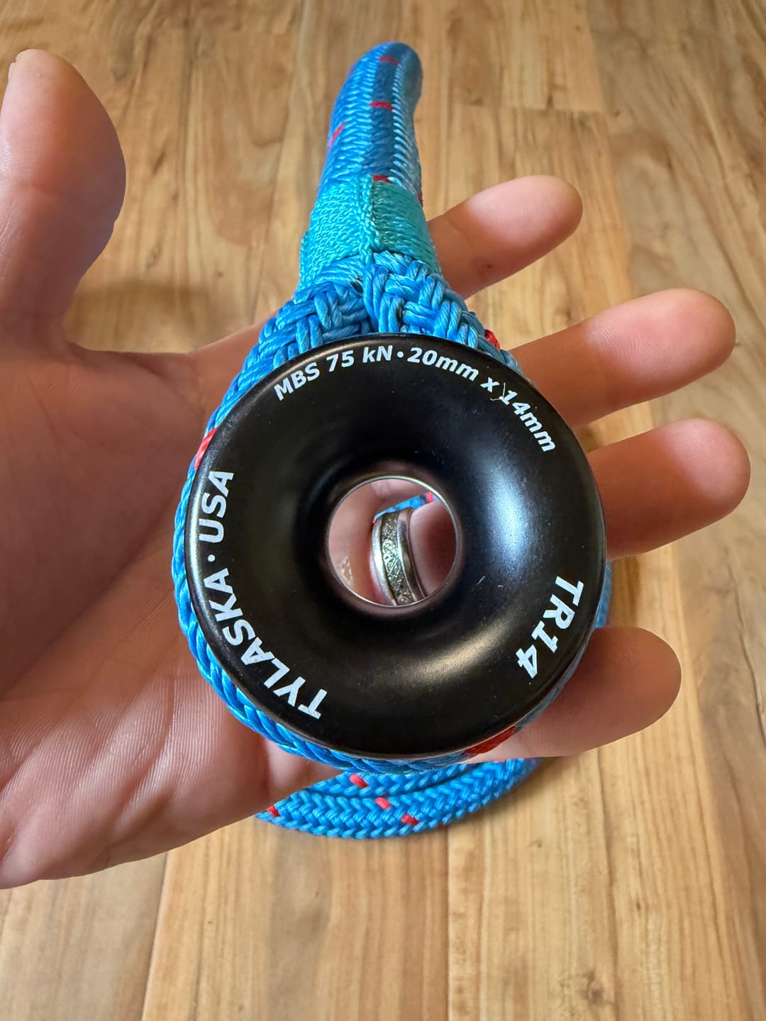 Customer photo review of 9/16" Arbo Space LDB #1 Ring Sling
