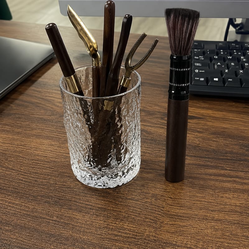 Customer photo review of Riku Small Wenge Tea Tray Set