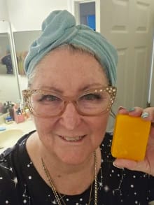 Customer photo review of Jabón Antiolor de Caqui Japonés