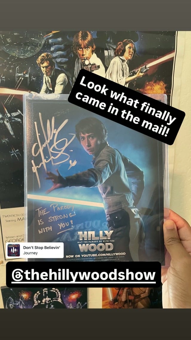 Customer photo review of "I'll Never Join You." │ 8x10 Autographed Photo