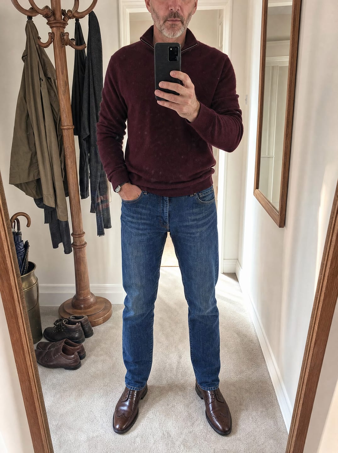 Customer photo review of The Precision Jeans – Indigo