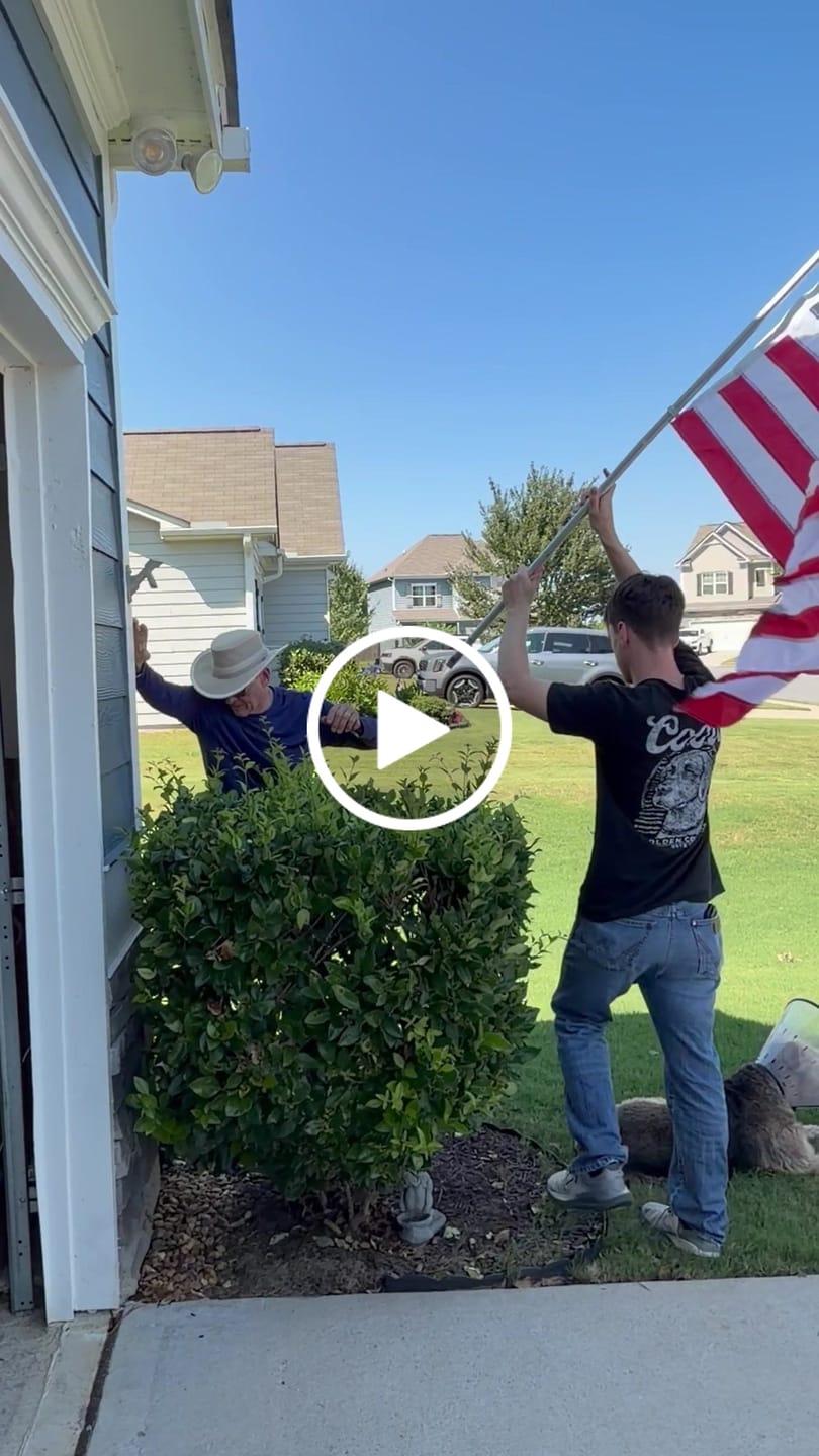 Customer video review of 3' x 5' American Flag