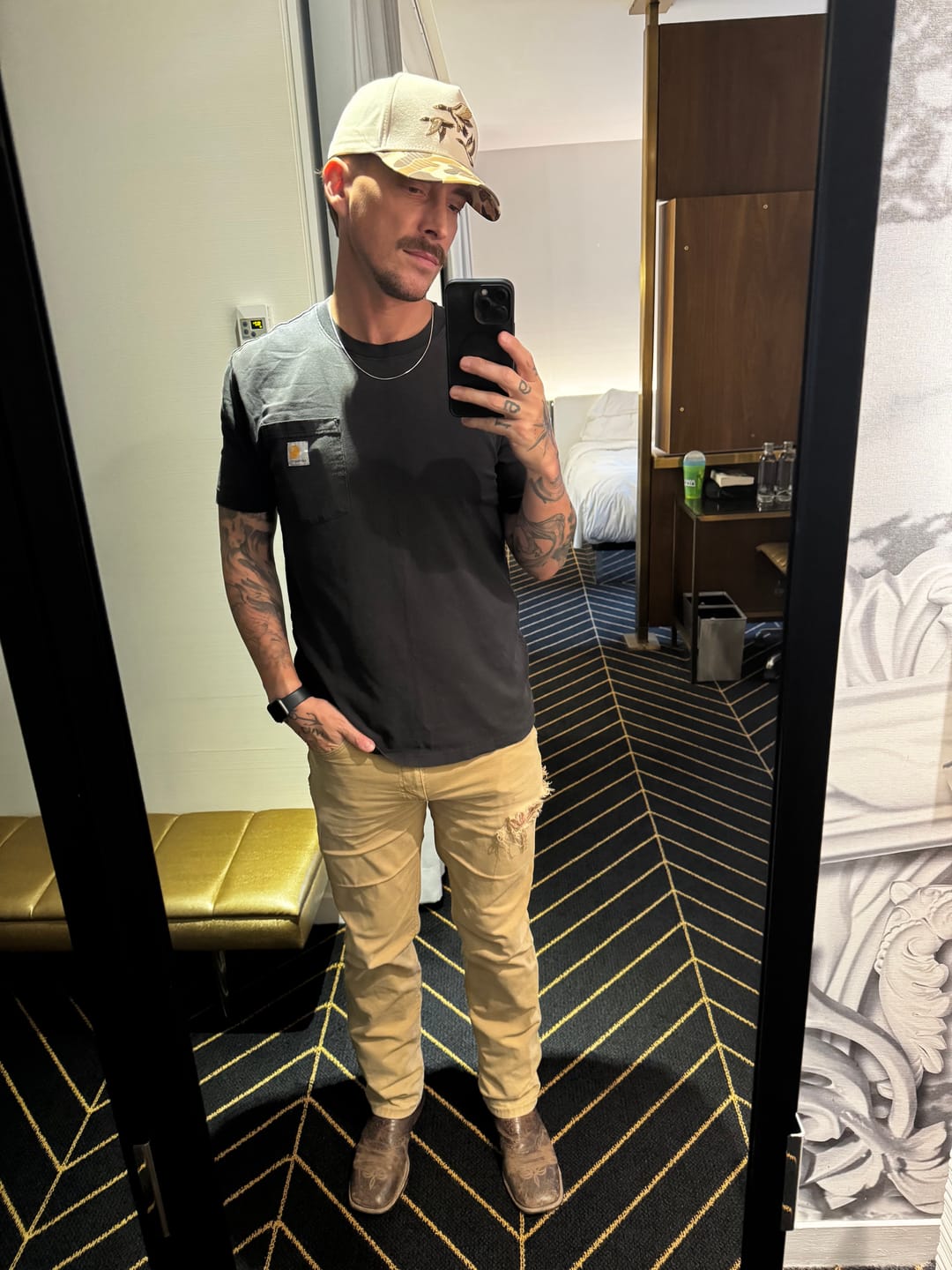 Customer photo review of Fly By SnapBack (Cream)
