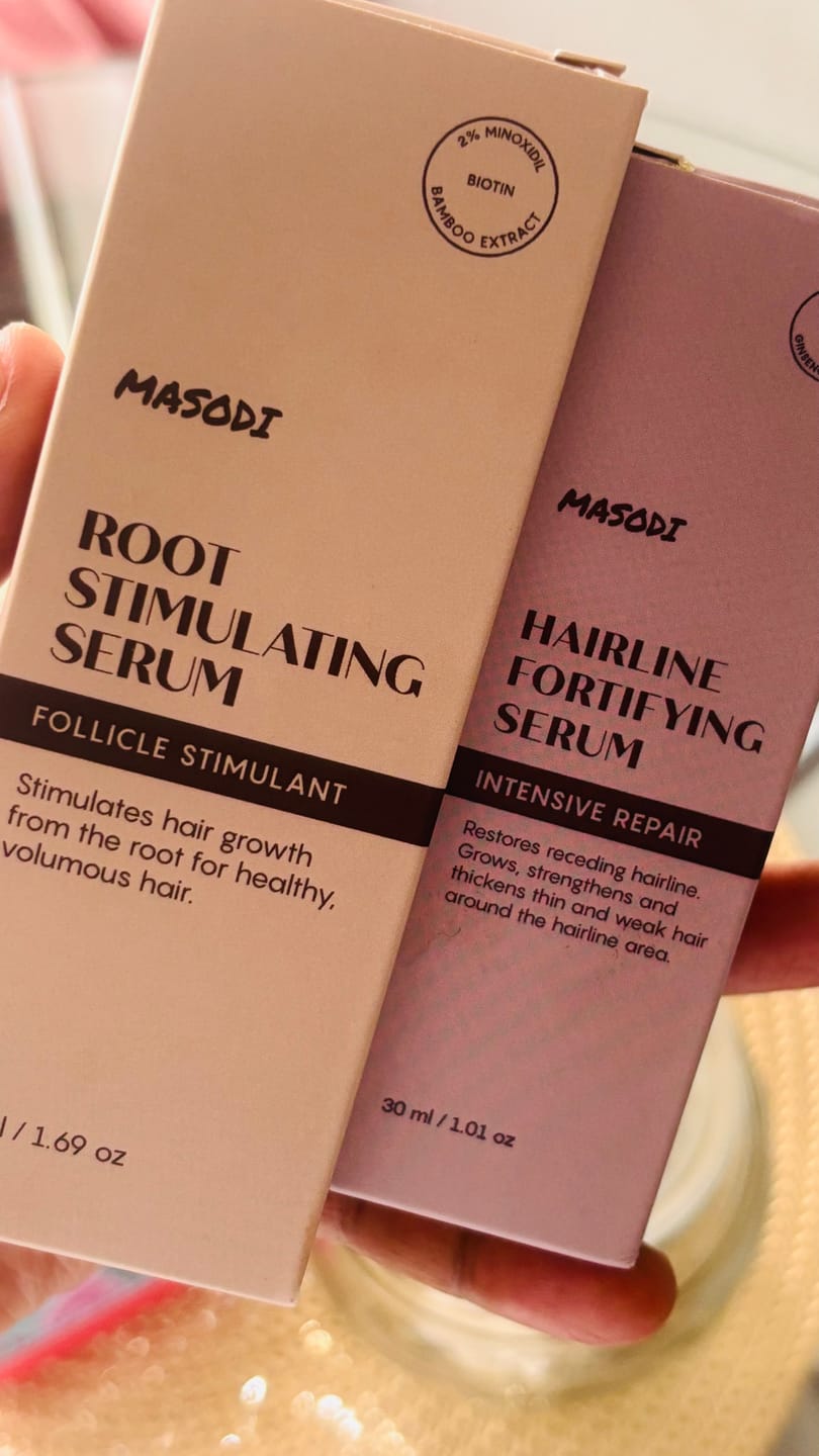 Customer photo review of Scalp Serum Set - Minoxidil