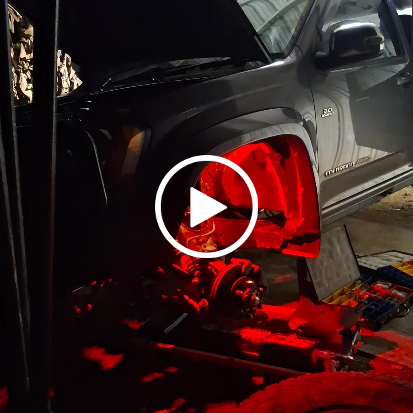 Customer video review of Chasing RGB Rock Lights - 8 Pack