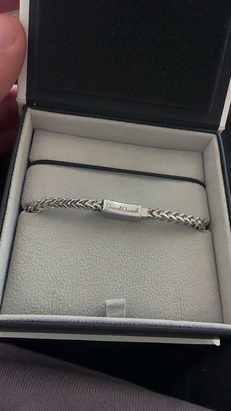 Customer photo review of 4mm Franco Link Bracelet
